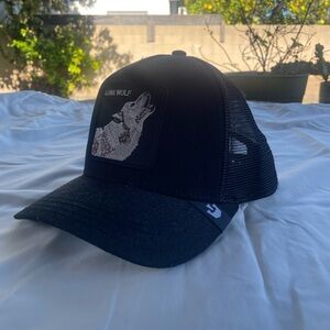 Goorin Bros. Black Lone Wolf Trucker Hat